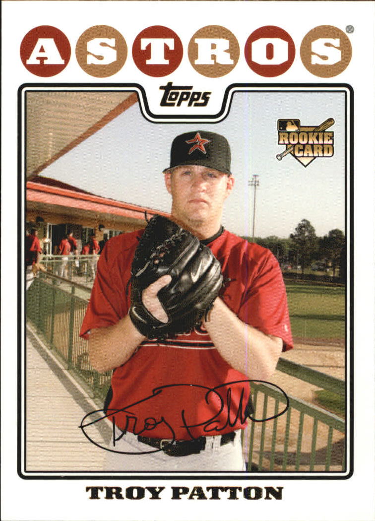 2008 Topps Gold Foil Houston Astros Baseball Card #176 Troy Patton | eBay