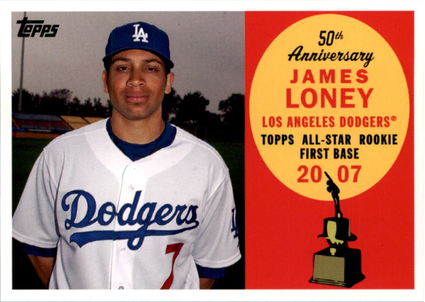 2008 Topps 50th Anniversary All Rookie Team #AR70 James Loney