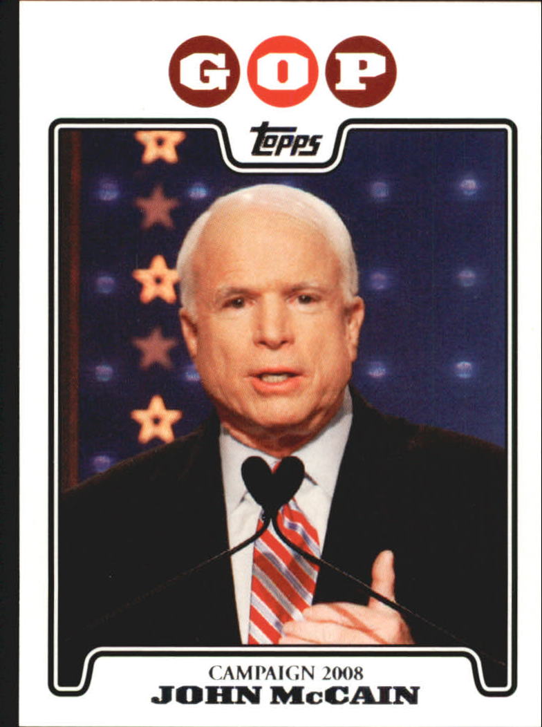 2008 Topps Campaign 2008 #JM John McCain