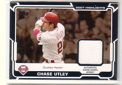 2008 Topps Highlights Relics #CU Chase Utley Jsy B2