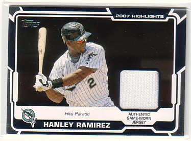 2008 Topps Highlights Relics #HR Hanley Ramirez B2