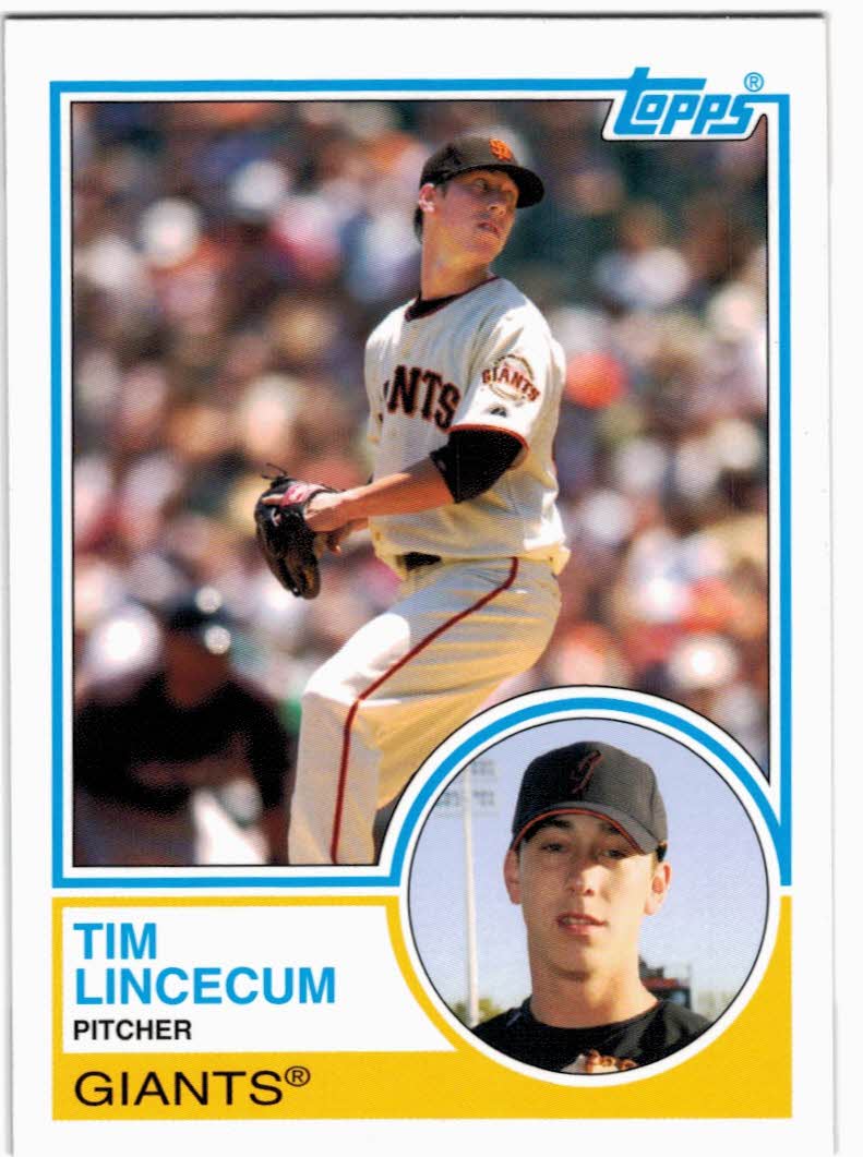 2008 Topps Trading Card History #TCH18 Tim Lincecum