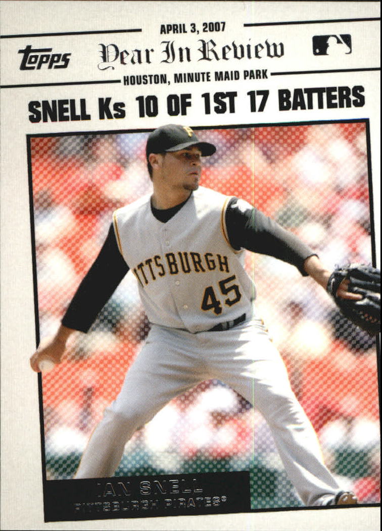 2008 Topps Year in Review #YR3 Ian Snell
