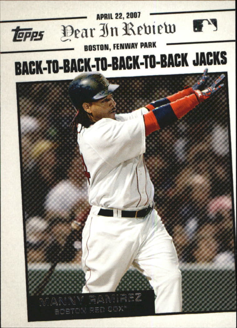 2008 Topps Year in Review #YR22 Manny Ramirez