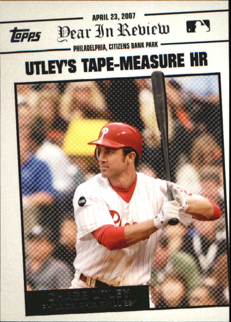 2008 Topps Year in Review #YR23 Chase Utley
