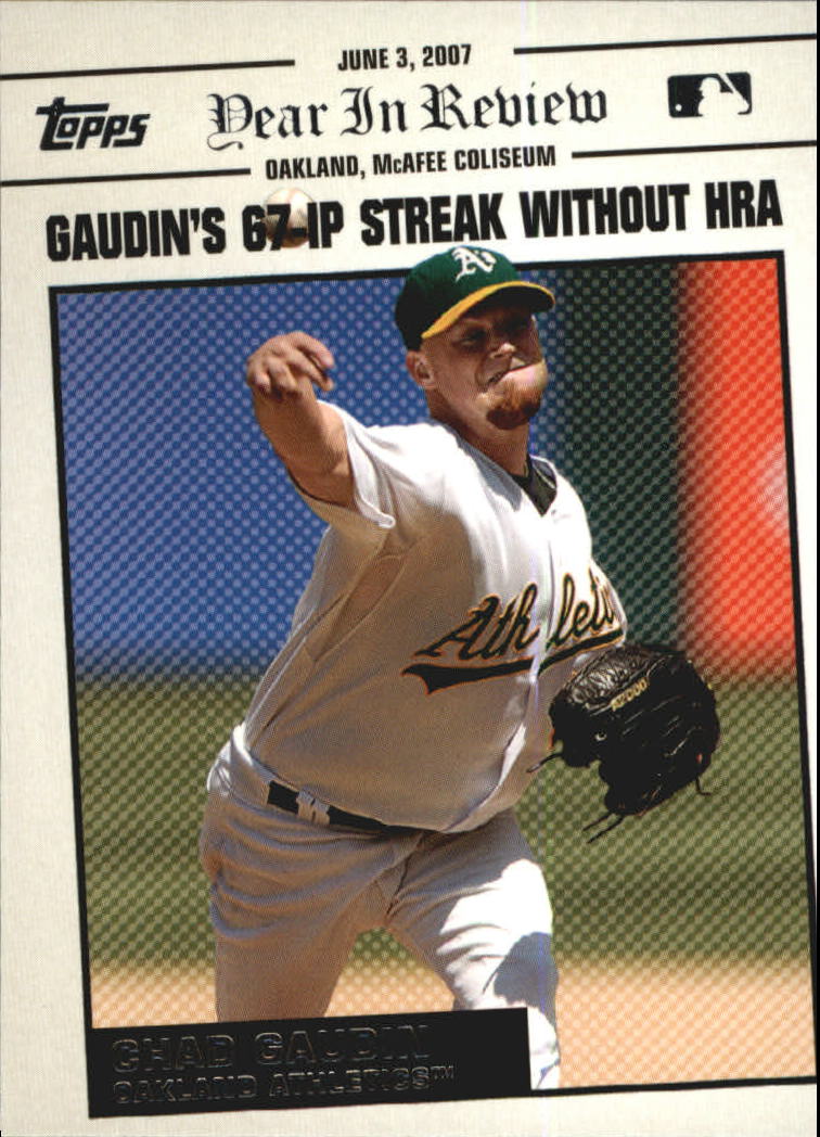 2008 Topps Year in Review #YR64 Chad Gaudin