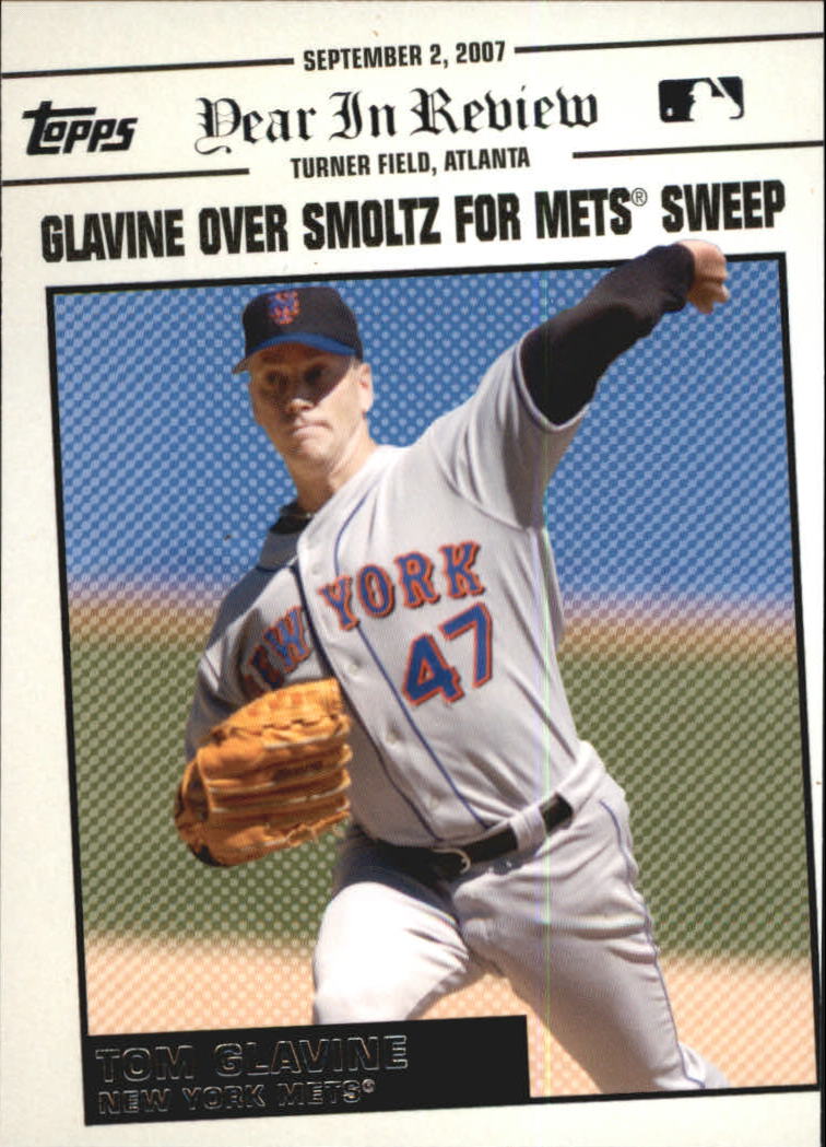 2008 Topps Year in Review #YR152 Tom Glavine
