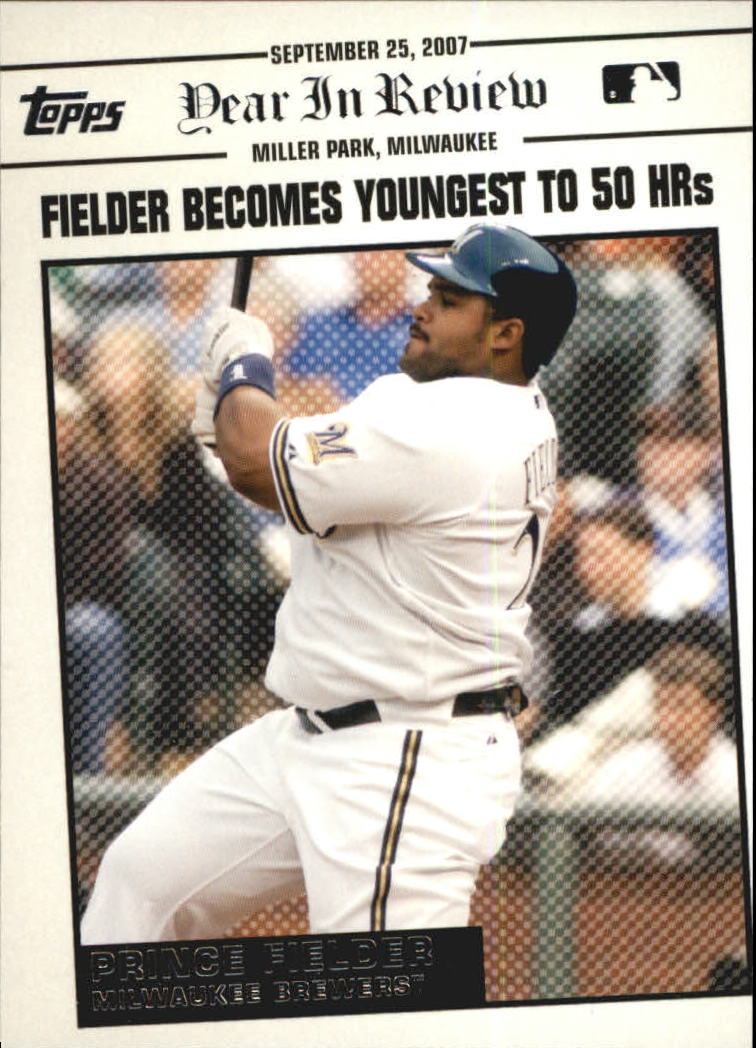 2008 Topps Year in Review #YR175 Prince Fielder