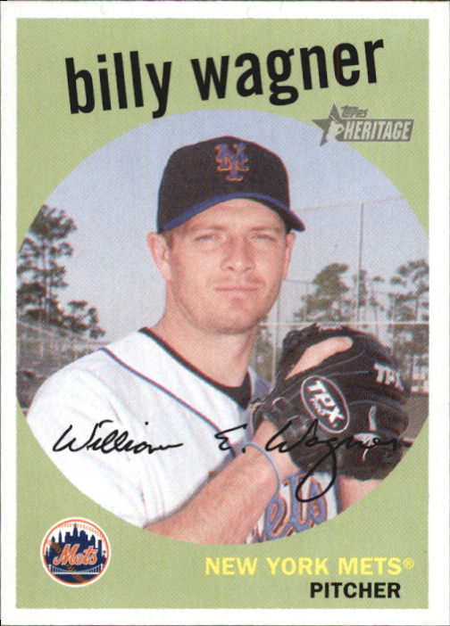2008 Topps Heritage #13 Billy Wagner GB SP