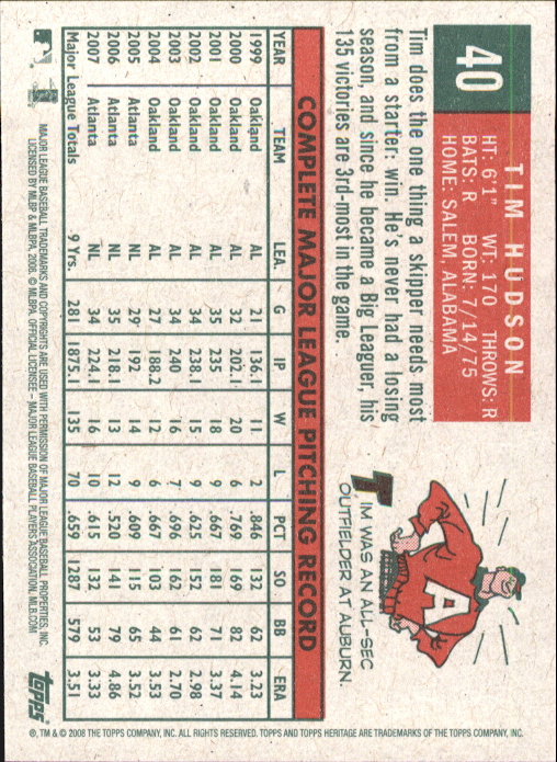 A3901- 2008 Topps Heritage BB Karten 1-259 + Rookies -du Pick- 15 + Gratis US - Bild 405 von 456