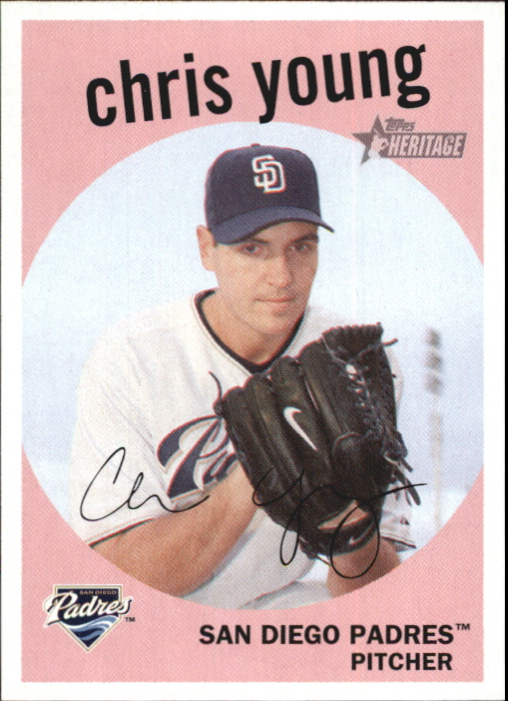 2008 Topps Heritage #62 Chris Young GB SP