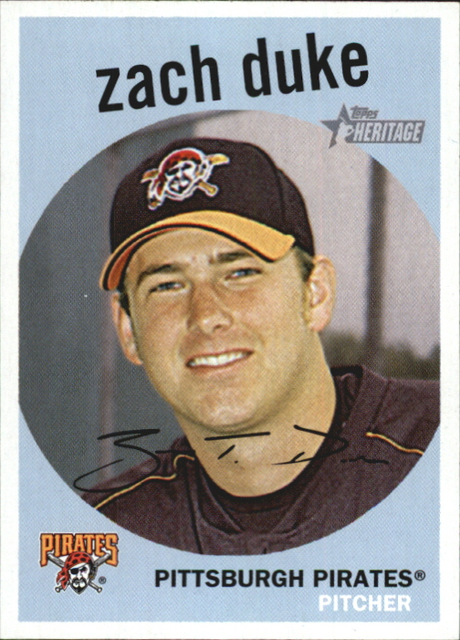 2008 Topps Heritage #72 Zach Duke