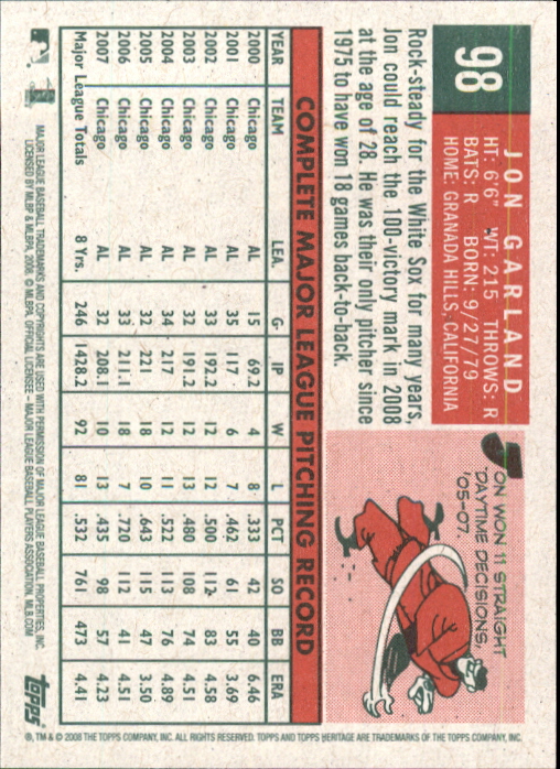 A3901- 2008 Topps Heritage BB Karten 1-259 + Rookies -du Pick- 15 + Gratis US - Bild 359 von 456