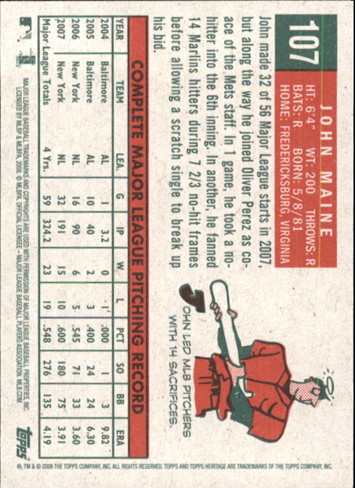 A3901- 2008 Topps Heritage BB Karten 1-259 + Rookies -du Pick- 15 + Gratis US - Bild 145 von 456