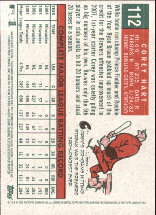 A3901- 2008 Topps Heritage BB Karten 1-259 + Rookies -du Pick- 15 + Gratis US - Bild 153 von 456