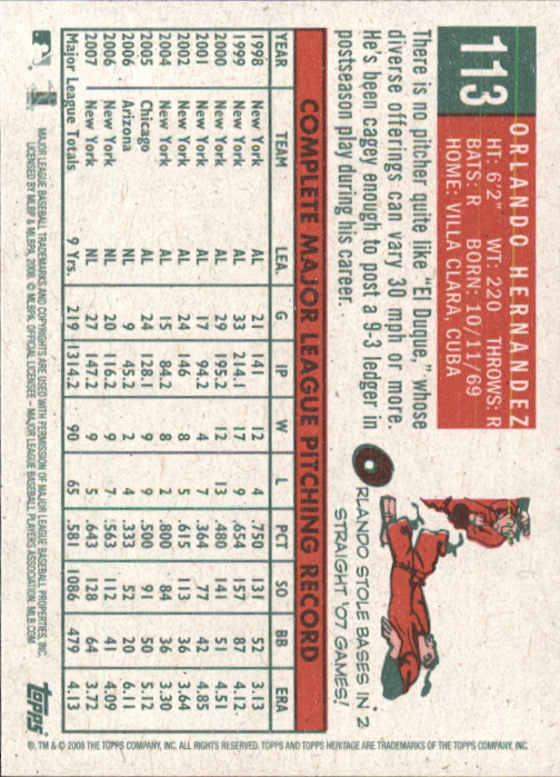 A3901- 2008 Topps Heritage BB Karten 1-259 + Rookies -du Pick- 15 + Gratis US - Bild 155 von 456