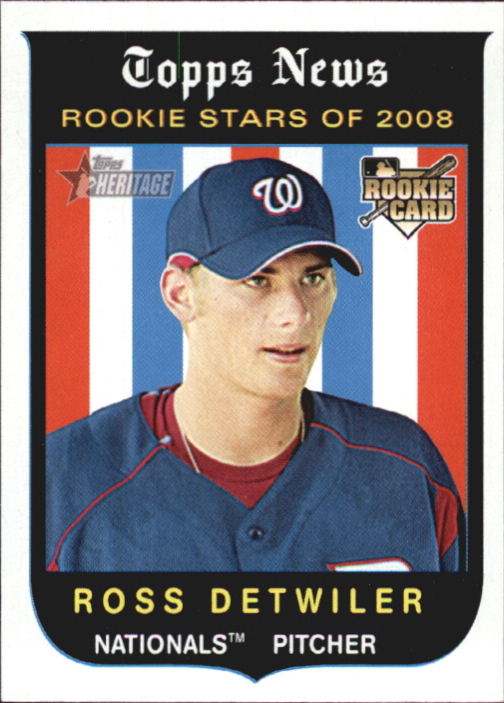 A3901- 2008 Topps Heritage BB Karten 1-259 + Rookies -du Pick- 15 + Gratis US - Bild 425 von 456