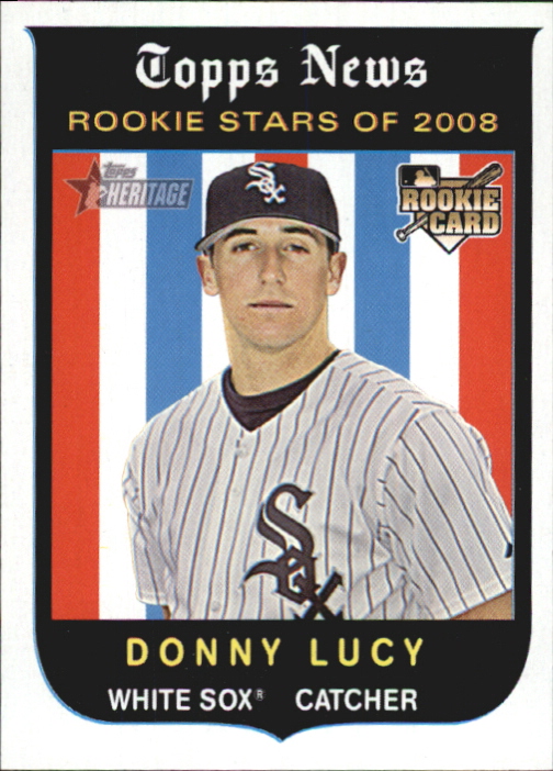 2008 Topps Heritage #134 Donny Lucy (RC)