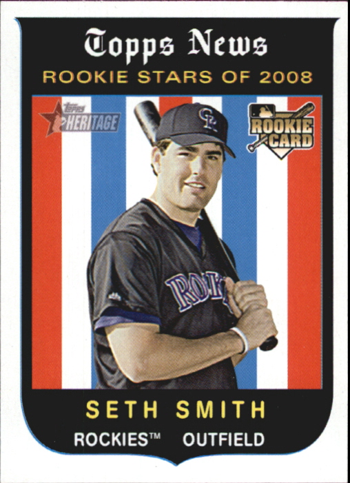 2008 Topps Heritage #141 Seth Smith (RC)