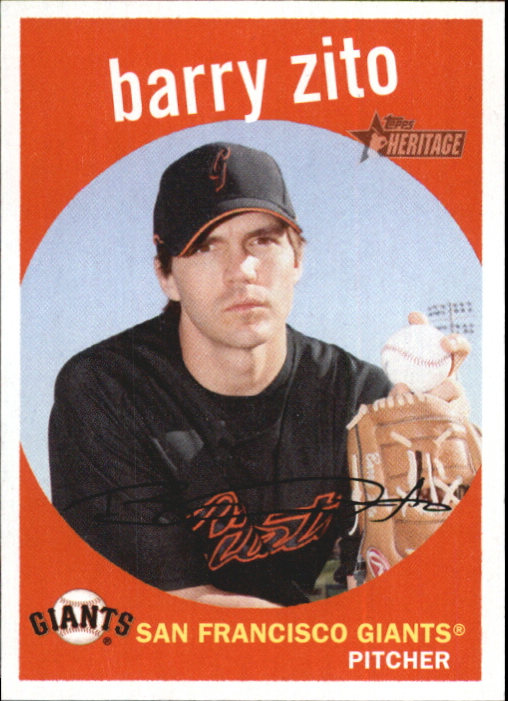 2008 Topps Heritage #149 Barry Zito