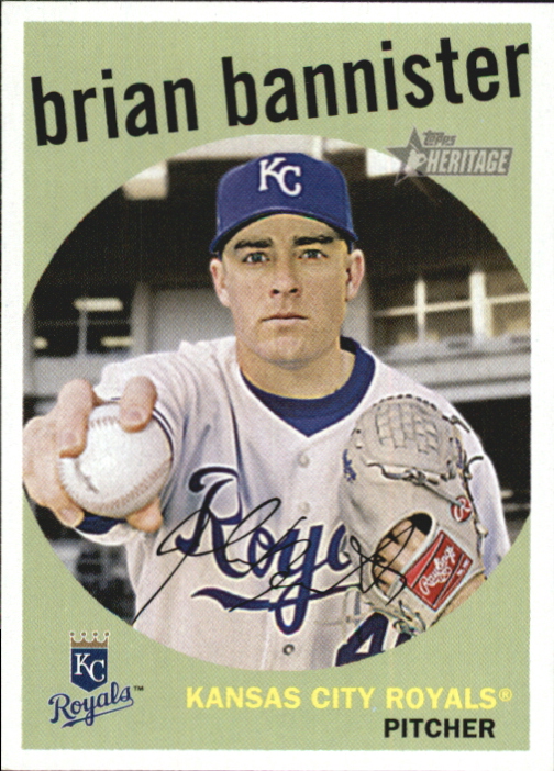 2008 Topps Heritage #152 Brian Bannister
