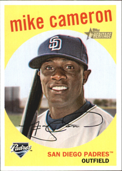 2008 Topps Heritage #174 Mike Cameron GB SP