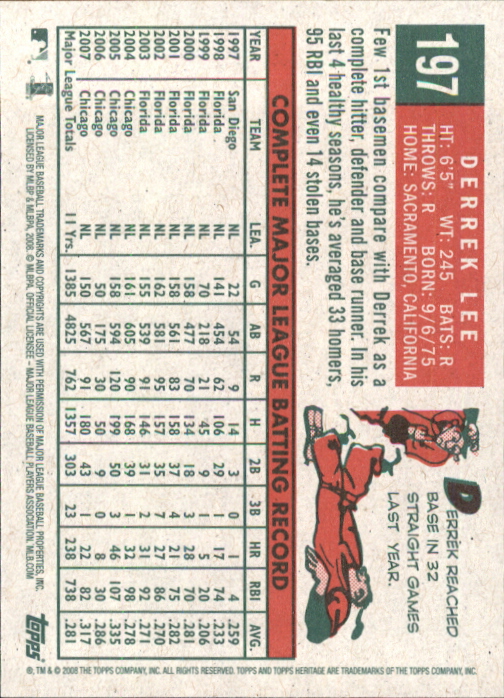 A3901- 2008 Topps Heritage BB Karten 1-259 + Rookies -du Pick- 15 + Gratis US - Bild 296 von 456