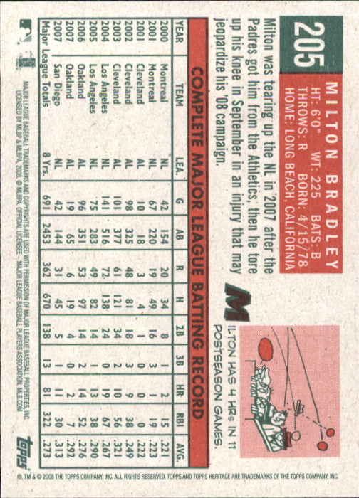 A3901- 2008 Topps Heritage BB Karten 1-259 + Rookies -du Pick- 15 + Gratis US - Bild 27 von 456