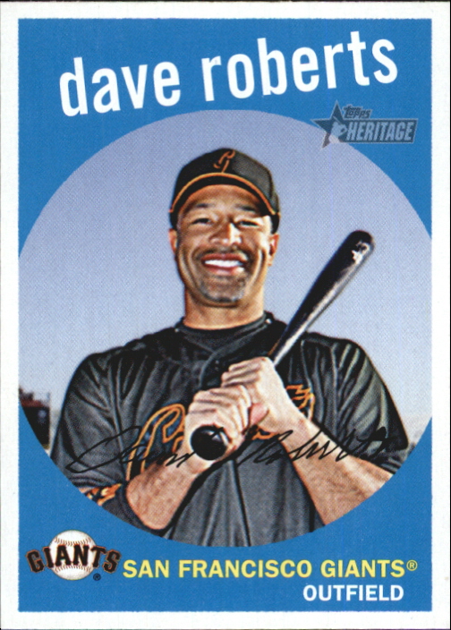 2008 Topps Heritage #207 Dave Roberts