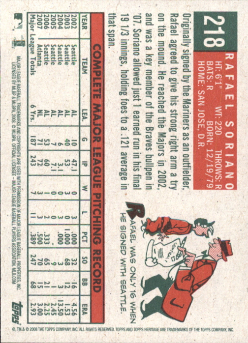 A3901- 2008 Topps Heritage BB Karten 1-259 + Rookies -du Pick- 15 + Gratis US - Bild 41 von 456