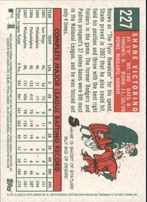 A3901- 2008 Topps Heritage BB Karten 1-259 + Rookies -du Pick- 15 + Gratis US - Bild 308 von 456