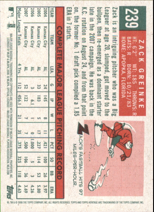 A3901- 2008 Topps Heritage BB Karten 1-259 + Rookies -du Pick- 15 + Gratis US - Bild 310 von 456