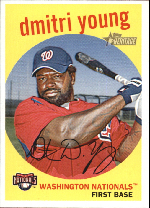 2008 Topps Heritage #247 Dmitri Young