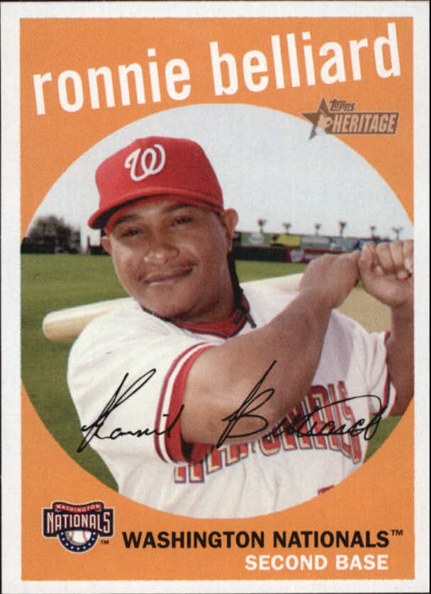 2008 Topps Heritage #301 Ronnie Belliard GB SP
