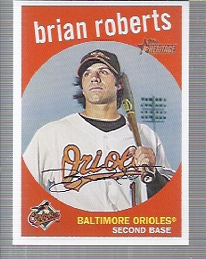 2008 Topps Heritage #326 Brian Roberts