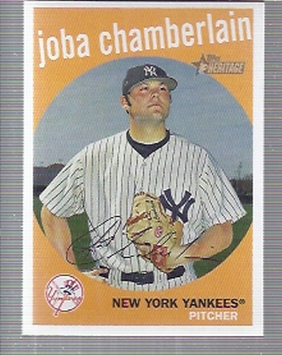 2008 Topps Heritage #348 Joba Chamberlain