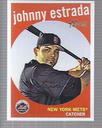 2008 Topps Heritage #378 Johnny Estrada