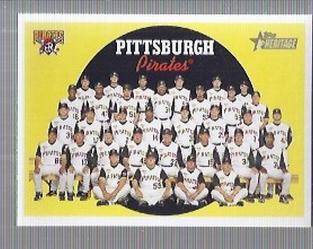 2008 Topps Heritage #393 Pittsburgh Pirates