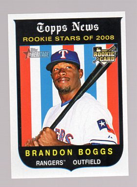 2008 Topps Heritage #518 Brandon Boggs (RC)