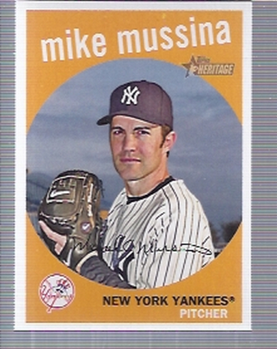 2008 Topps Heritage #530 Mike Mussina