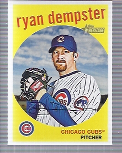 2008 Topps Heritage #550 Ryan Dempster