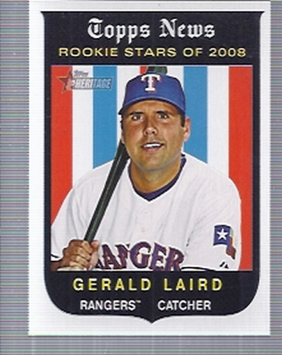 2008 Topps Heritage #571 Gerald Laird UER