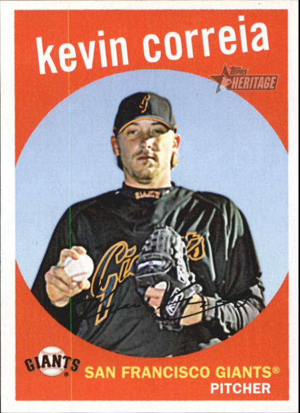 2008 Topps Heritage #698 Kevin Correia SP