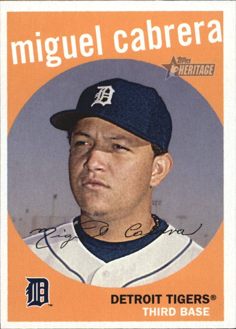  2022 Topps Heritage #340 Miguel Cabrera NM-MT Tigers