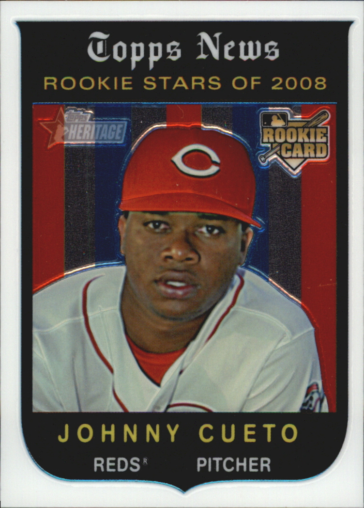 2008 Topps Heritage Chrome #C234 Johnny Cueto