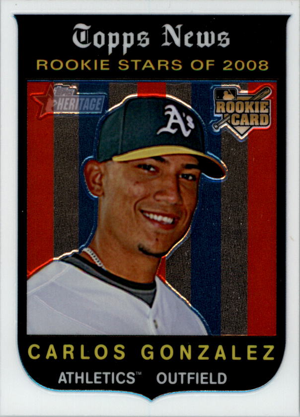 2008 Topps Heritage Chrome #C265 Carlos Gonzalez