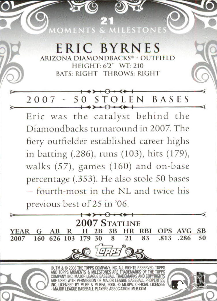 B5342- 2008 Topps Moments and Milestone BB Group1 -You Pick- 15+ FREE US SHIP - Picture 69 of 212