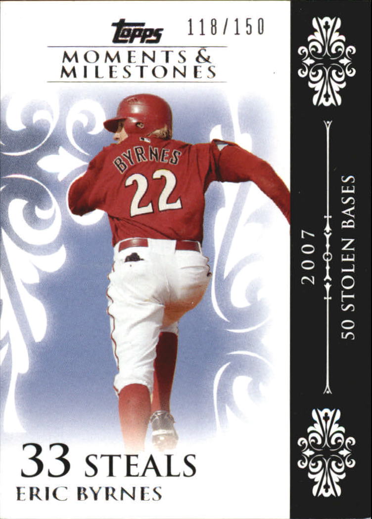2008 Topps Moments and Milestones #21-33 Eric Byrnes