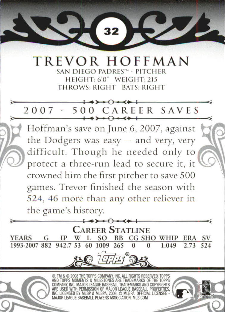 B5342- 2008 Topps Moments and Milestone BB Group1 -You Pick- 15+ FREE US SHIP - Picture 212 of 212