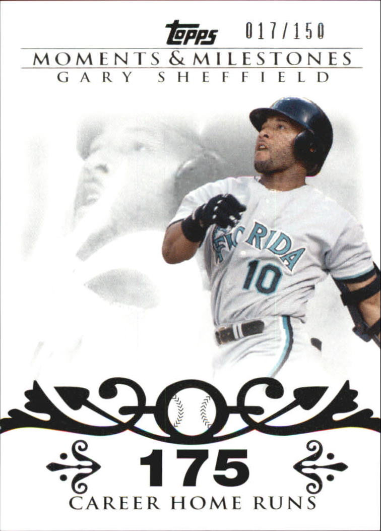 2008 Topps Moments and Milestones #52-175 Gary Sheffield